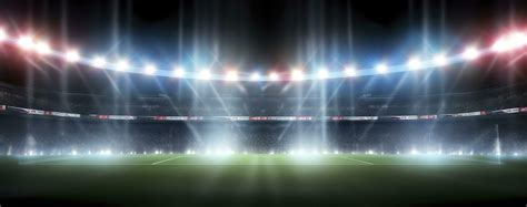 The football stadium at night. Generative AI 32495629 Stock Photo at ...