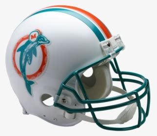 Miami Dolphins Vsr4 Authentic Throwback Helmet - Miami Dolphins Retro Helmet, HD Png Download ...