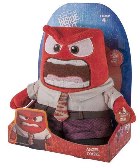 Disney Pixar Inside Out Anger Feature Plush Tomy - ToyWiz