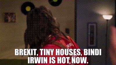 YARN | Brexit, tiny houses, Bindi Irwin is hot now. | Girls5eva (2021 ...