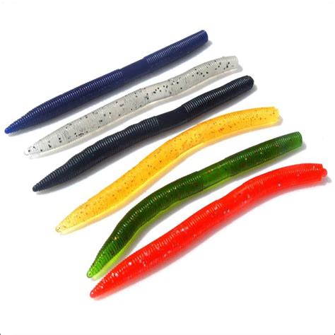 3*9g/12cm fly Wacky fishing wobblers soft worm lure silicone Earthworm bait Pesca Leurre Carp ...