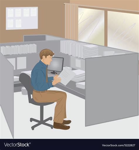 Office-worker Royalty Free Vector Image - VectorStock