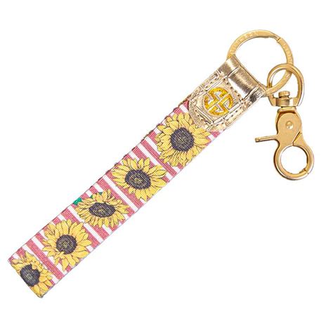 Simply Southern Accessories Sunflower Key Fob - The Lamp Stand