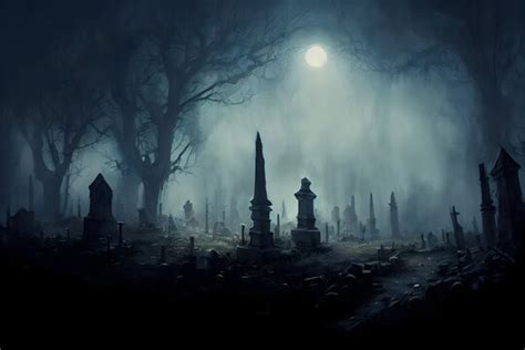 Dark Graveyard Art