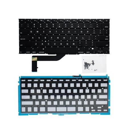 New Apple Macbook Pro 15" Retina A1398 Keyboard backlight 2012 To 2015+Screws US - Walmart.com ...