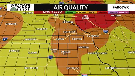 Air Quality Alert issued through Tuesday - ABC 6 News - kaaltv.com