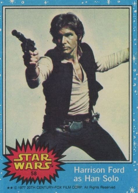 Harrison Ford as Han Solo 1977 Topps #58 Base Price Guide - Sports Card ...