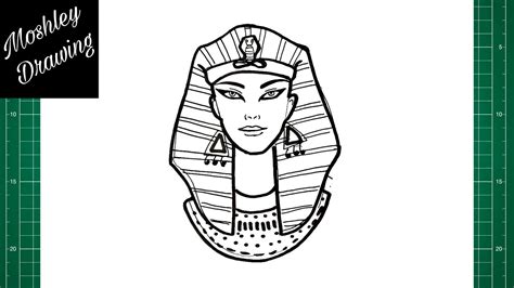 How to Draw Cleopatra - Egyptian Queen - YouTube