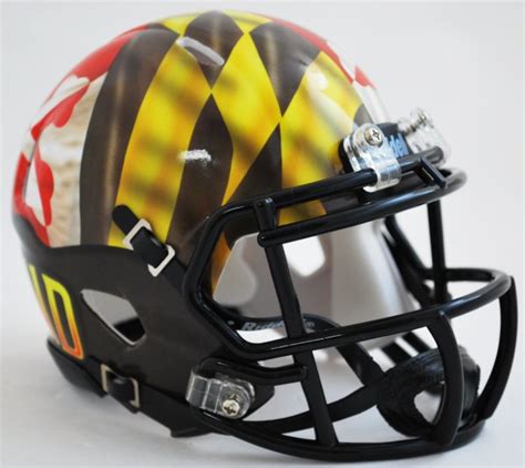 Maryland Terrapins NCAA Mini Speed Football Helmet Pride