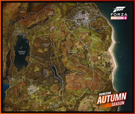 Forza Horizon 4 Map