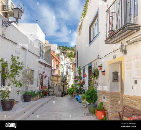 Old town of Alicante Spain Stock Photo - Alamy