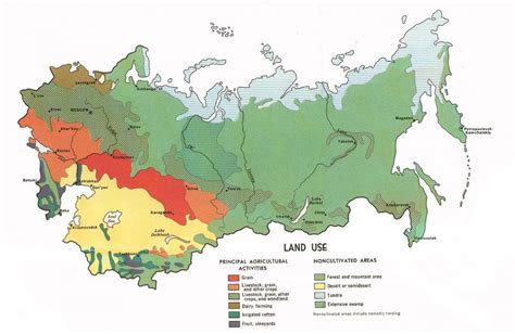 Russia natural resources map - Russian natural resources map (Eastern ...