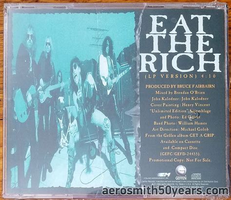 Eat The Rich- Promotional CD – Aerosmith