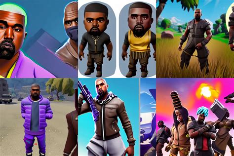 kanye west fortnite skin | Stable Diffusion