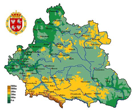 Polish Lithuanian commonwealth physical map by Samogost on DeviantArt
