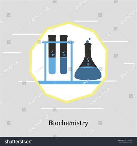 Biochemistry Symbol Icon Logo Medical Concept Stock Vector (Royalty ...