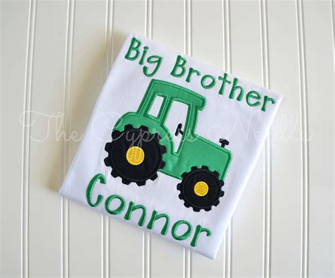 Tractor Shirt Tractor Big Brother Farm Birthday Tractor - Etsy