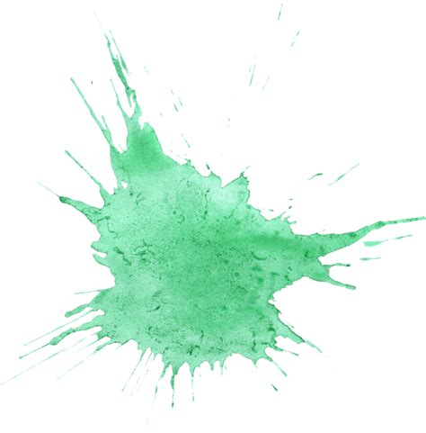 16 Green Watercolor Splatter (PNG Transparent) | OnlyGFX.com