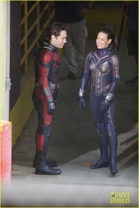 Paul Rudd & Evangeline Lilly Film 'Ant-Man & the Wasp' Together in Costume!: Photo 3973082 ...