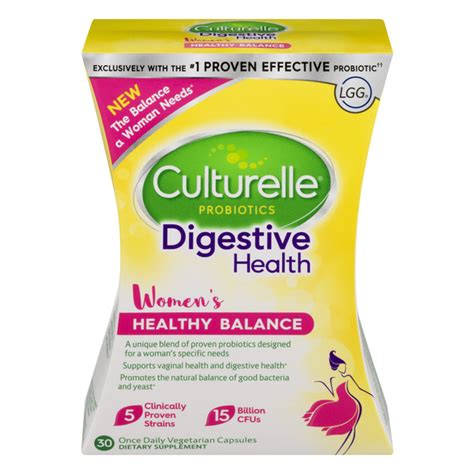 Save on Culturelle Digestive Health Women's Healthy Balance Vegetarian Capsules Order Online ...