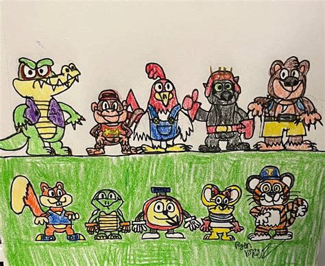 Diddy Kong racing roster by FirstBuster1999 on DeviantArt