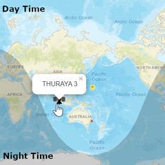 Thuraya Satellite Phone Network Coverage in Australia