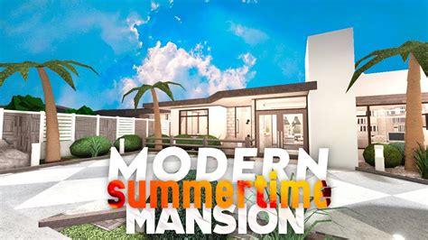 Modern Summertime Mansion Bloxburg Speed Build No Gamepass Youtube | My XXX Hot Girl