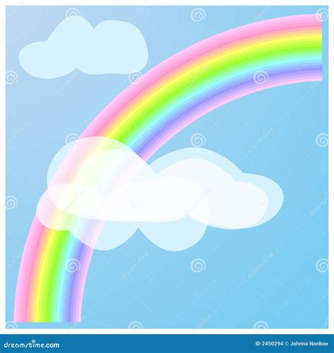 Somewhere over the Rainbow stock vector. Illustration of outdoor - 2450294