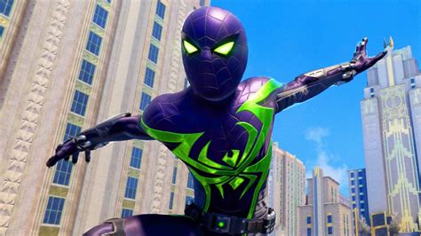 Spider-Man: Miles Morales - 'Purple Reign' Prowler Suit - YouTube