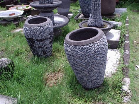 Balinese Stone Plant Pots for Sale | Bali Carving