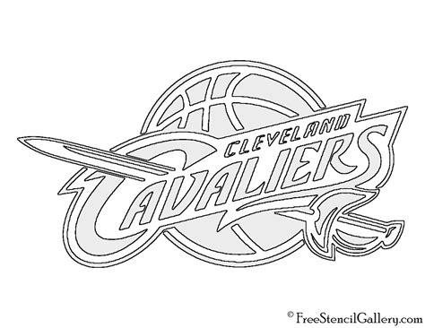 NBA Cleveland Cavaliers Logo Stencil | Free Stencil Gallery