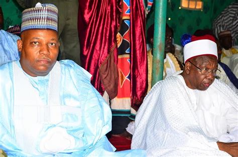 Photos: Borno state gov, Kashim Shettima, Chief of Army Staff, Tukur ...