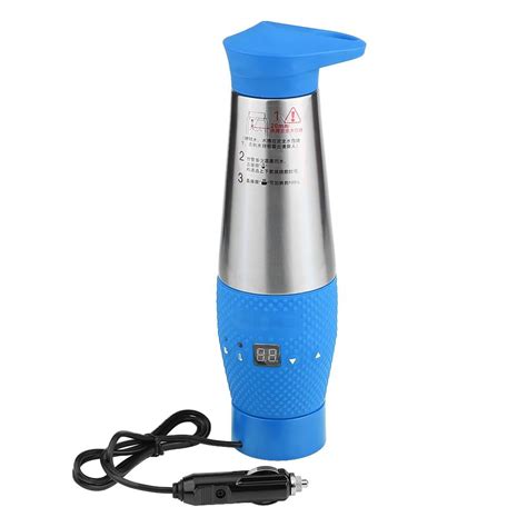 Kritne 12V 80W Car Vacuum Insulated Electric Travel Heating Cup Water Boiling Mug Kettle, Car ...