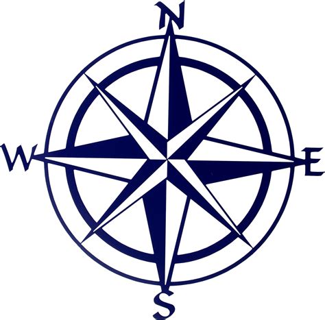 Download Compass North Png Download - Compass Rose Map PNG Image with No Background - PNGkey.com