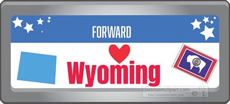 Wyoming State Clipart - wyoming-state-license-plate-with-motto-clipart ...