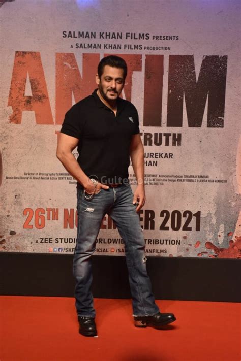 Superstar Salman Khan At 'Antim' Screening