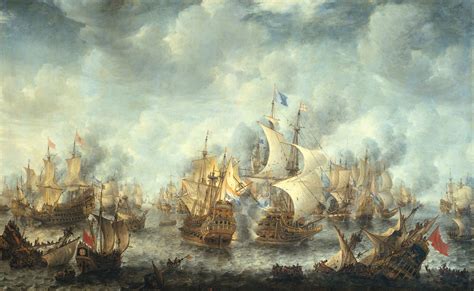 » First Anglo-Dutch War » History of the Sailing Warship in the Marine Art: