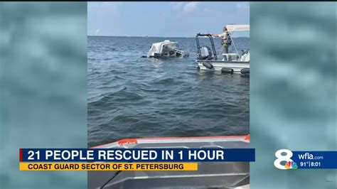 Coast Guard rescues 21 people within 1 hour this weekend - The Suncoast ...