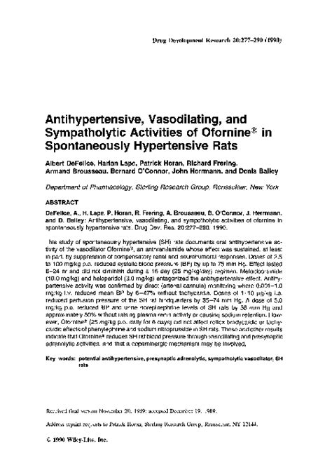 (PDF) Mechanism of action of hydralazine and ISF 2123 on arterial smooth muscle [proceedings ...