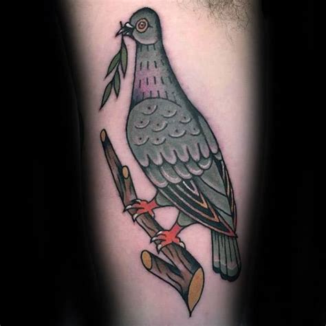 50 Pigeon Tattoo Designs for Men