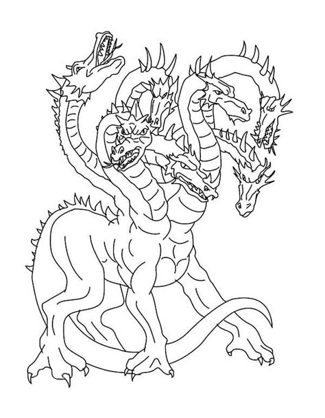 Hydra Dragon Drawing at GetDrawings | Free download