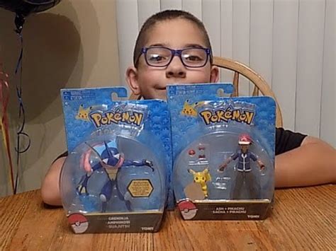 Pikachu Ash and Greninja Pokemon Figures Sets Ash Ketchum Figure ...