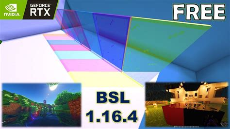 Minecraft Best Shaders Ray Tracing Full on RTX BSL 1.16.4 - YouTube