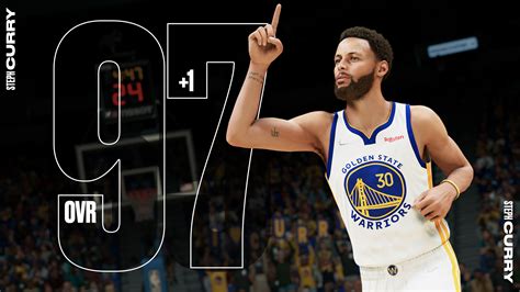 Steph Curry Highlights Latest 'NBA 2K22' Ratings Update