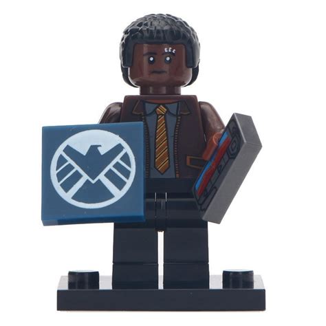 Young Nick Fury Lego Minifigure Toys