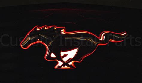 Front Emblem & Light Up Backing - Mustang 2005-2009