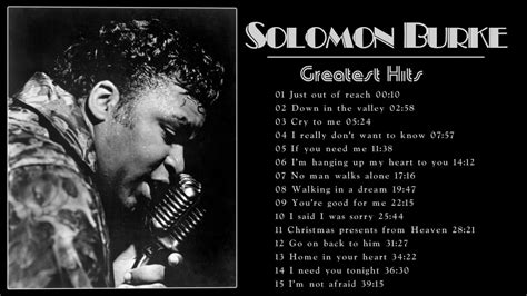 Solomon Burke Greatest Hits | Best Of Solomon Burke Playlist [Best ...