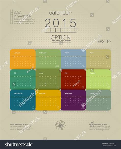 Format Calendar Vector Stock Vector (Royalty Free) 224116135 | Shutterstock