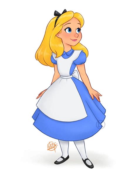 Luigi Lucarelli LuigiL - Disney Alice | Disney drawings, Disney alice, Disney princess drawings