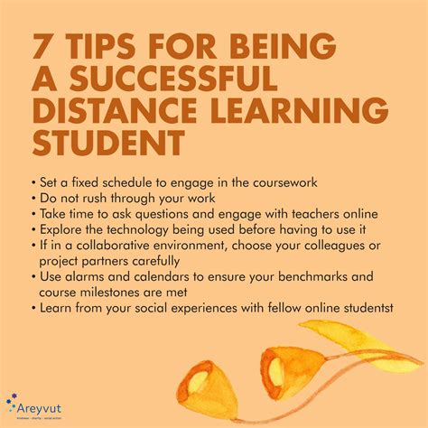 7 Tips for Being a Successful Distance Learning Student | Areyvut